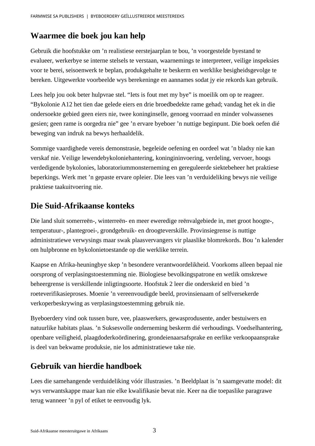 Byeboerdery | Geïllustreerde Meesterreeks (Afrikaanse PDF)