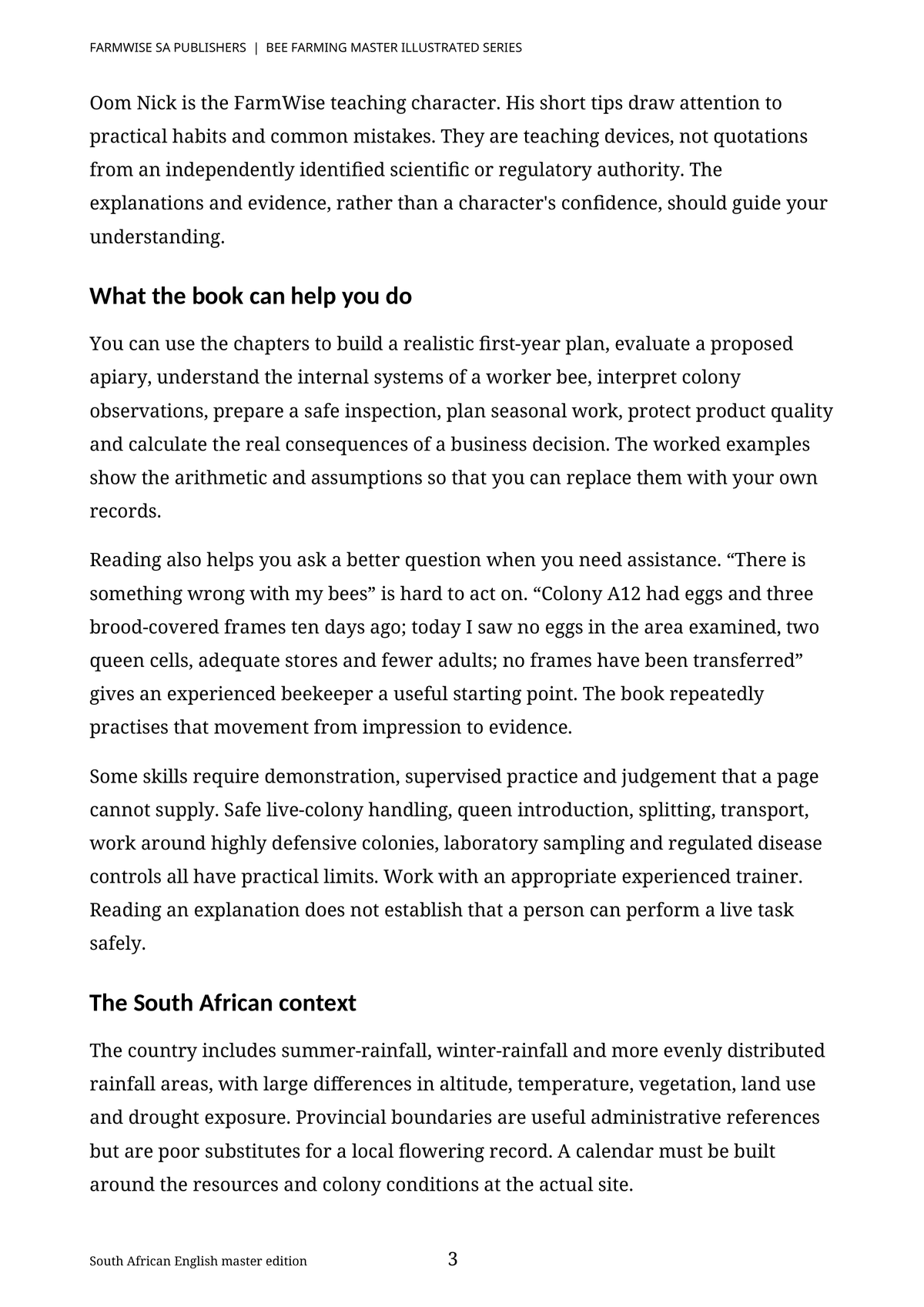 Bee Farming | Master Illustrated South African Handbook (English PDF)