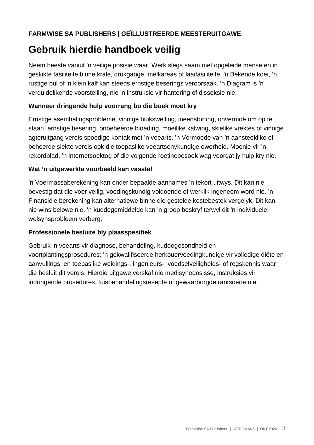Beesboerdery | Geïllustreerde Meesterreeks (Afrikaanse PDF)