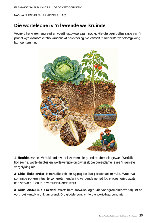 Hersiene Oktober 2026-uitgawe; werklike binneblad 20. Master Vegetable, Afrikaans.