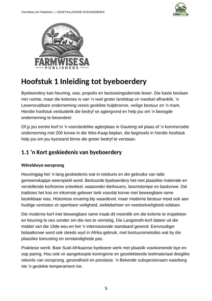 Gedetailleerde Byeboerdery Handleiding