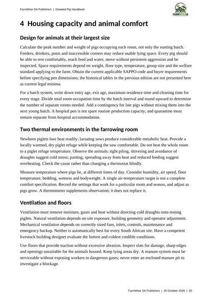 Updated October 2026 edition; actual interior page 20. Detailed Pig, English.