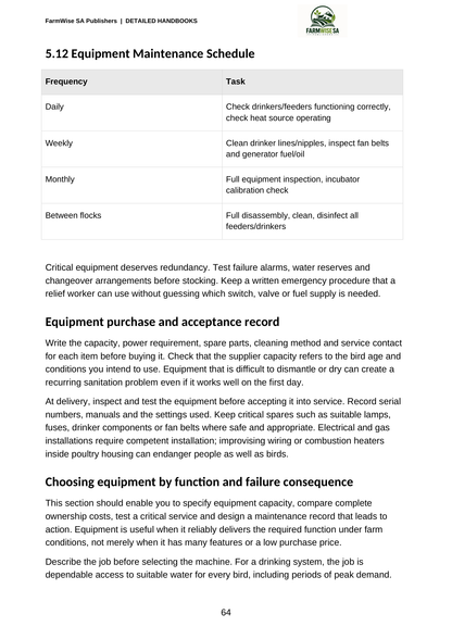 Updated October 2026 edition; actual interior page 64. Detailed Poultry, English.