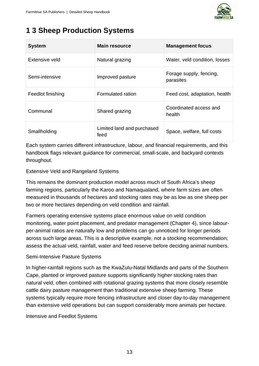 Updated October 2026 edition; actual interior page 13. Detailed Sheep, English.
