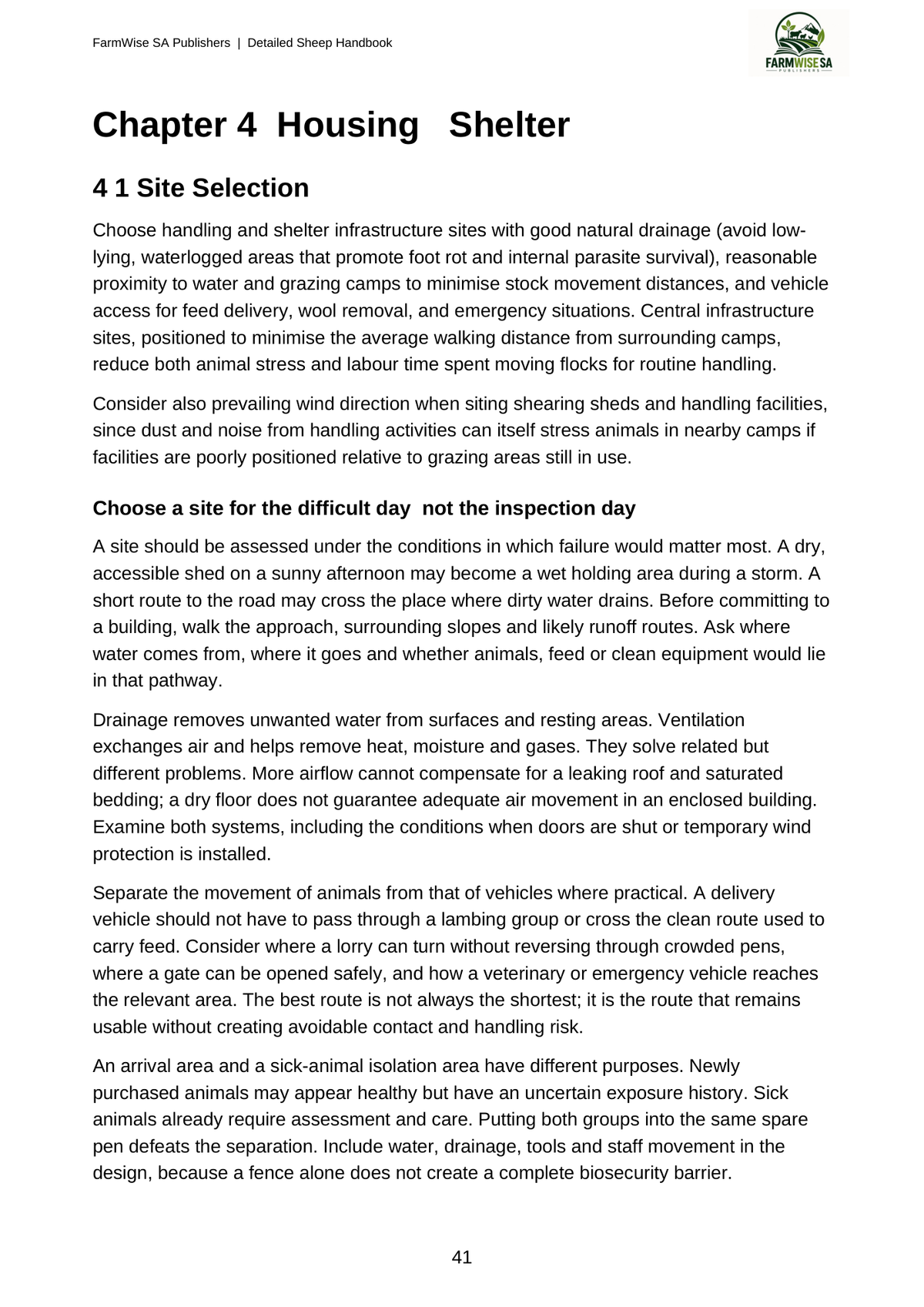 Updated October 2026 edition; actual interior page 41. Detailed Sheep, English.