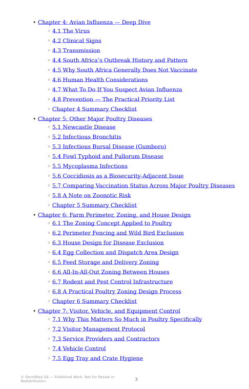 Complete Poultry Biosecurity Handbook – sample page 7