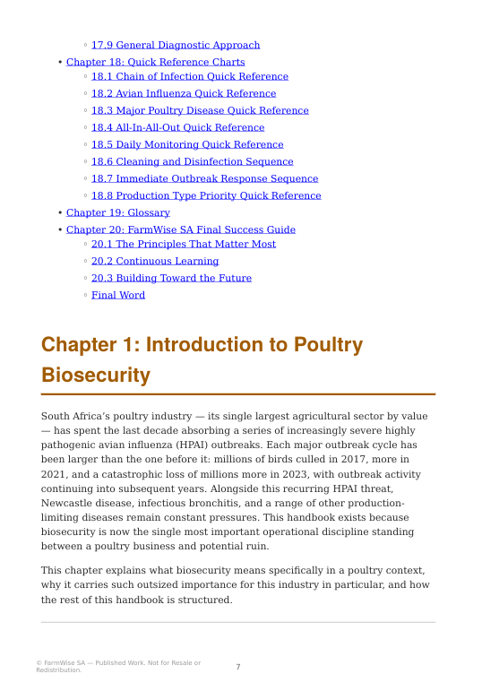 Complete Poultry Biosecurity Handbook – sample page 3