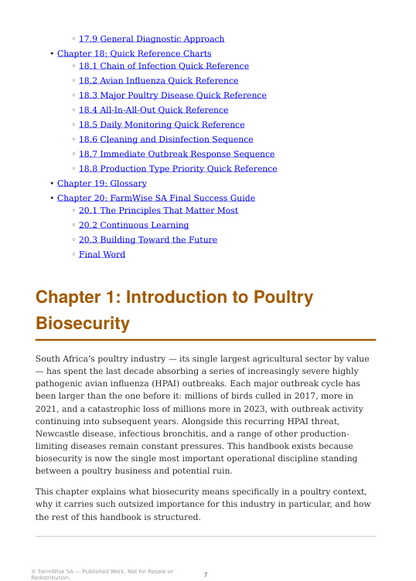 Complete Poultry Biosecurity Handbook – sample page 3