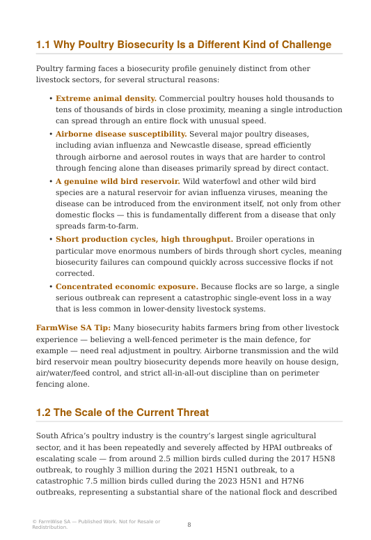 Complete Poultry Biosecurity Handbook – sample page 2