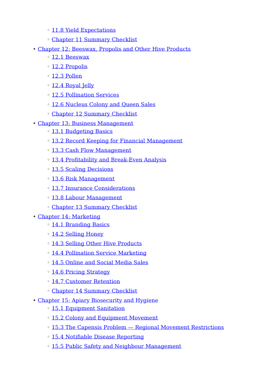 Detailed Bee Farming Handbook – sample page 4