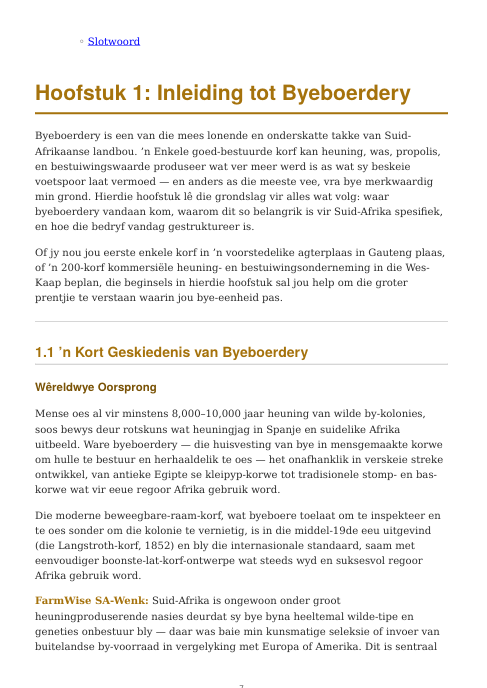 Gedetailleerde Byeboerdery Handleiding – sample page 6