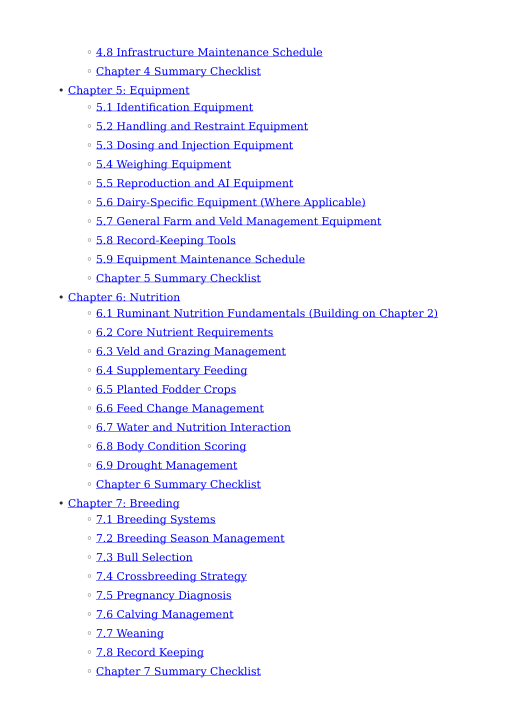 Detailed Cattle Handbook – sample page 2
