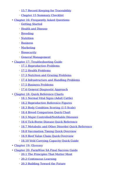 Detailed Cattle Handbook – sample page 5