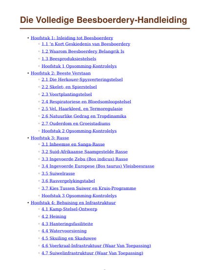 Gedetailleerde Beeste Handleiding – sample page 2