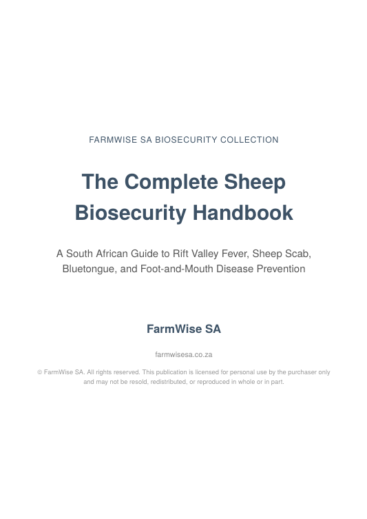Complete Sheep Biosecurity Handbook – sample page 1
