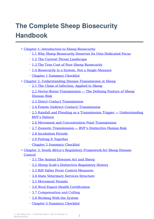 Complete Sheep Biosecurity Handbook – sample page 3