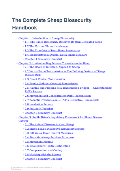 Complete Sheep Biosecurity Handbook – sample page 3