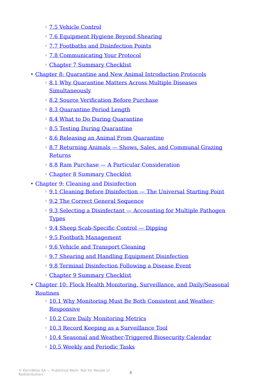 Complete Sheep Biosecurity Handbook – sample page 5