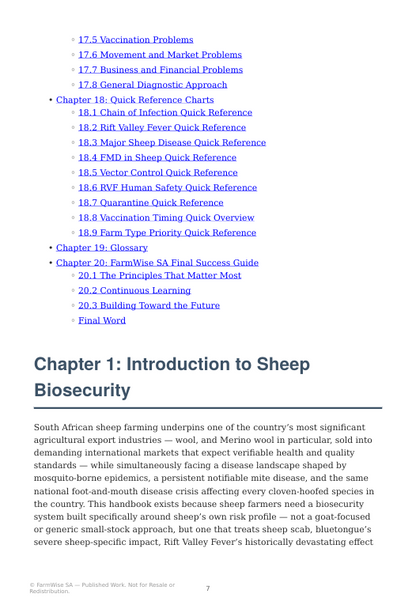 Complete Sheep Biosecurity Handbook – sample page 7