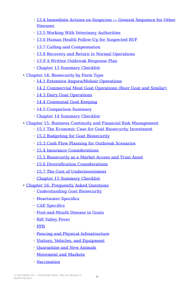 Complete Goat Biosecurity Handbook – sample page 3