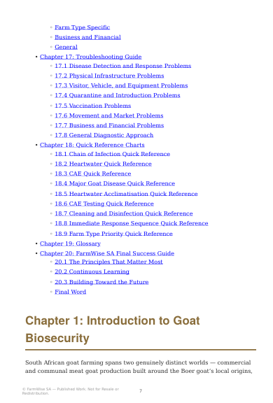 Complete Goat Biosecurity Handbook – sample page 4
