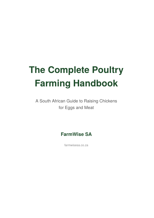 Detailed Poultry Handbook – sample page 1
