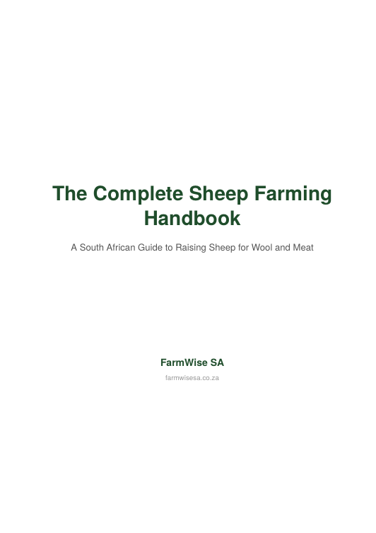 Detailed Sheep Handbook – sample page 1
