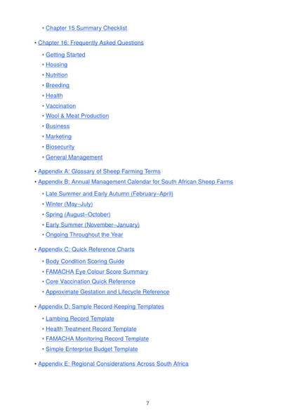 Detailed Sheep Handbook – sample page 8