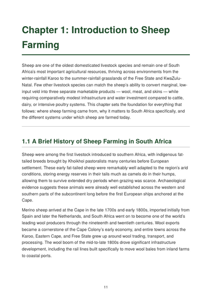 Detailed Sheep Handbook – sample page 9