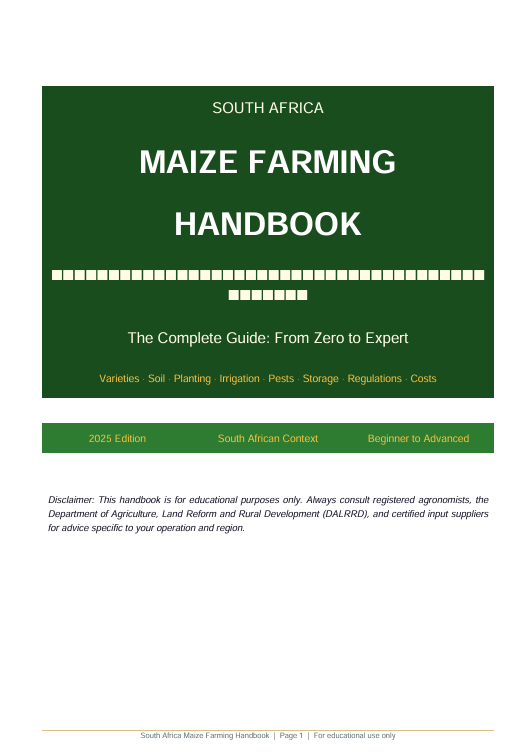 Detailed Maize Farming Handbook – sample page 1