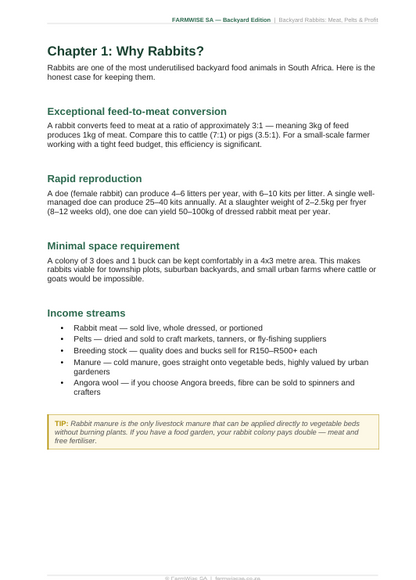 Rabbit Farming | Backyard Edition Handbook – sample page 3