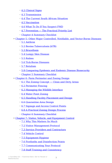 Complete Cattle Biosecurity Handbook – sample page 6