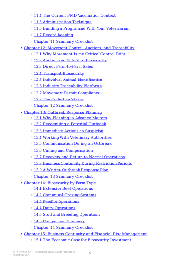 Complete Cattle Biosecurity Handbook – sample page 3