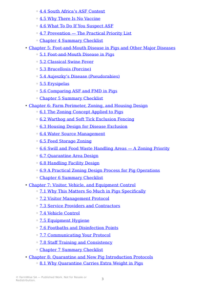Complete Pig Biosecurity Book – sample page 3