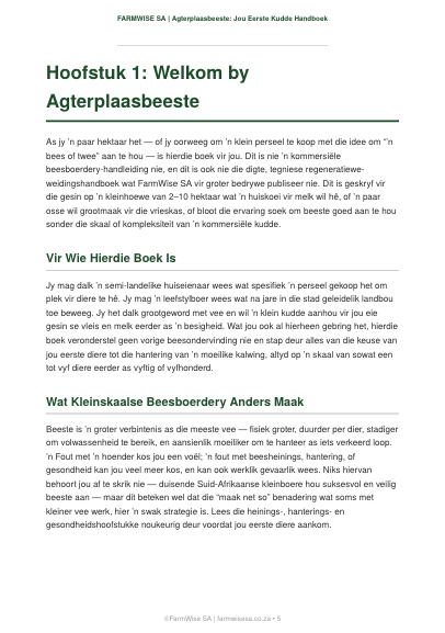Agterplaas Beeste Handboek — Jou Eerste Kudde – sample page 3