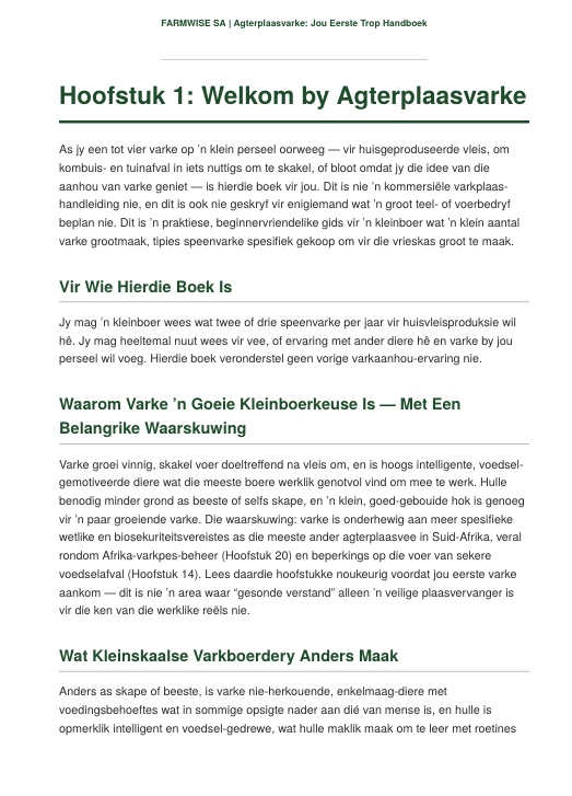 Agterplaas Varke Handboek — Jou Eerste Trop – sample page 3
