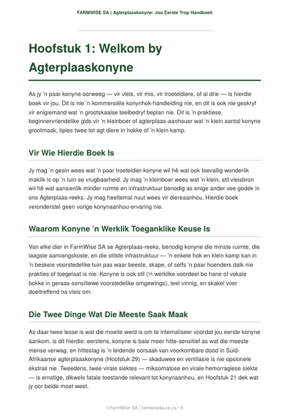 Agterplaas Konyne Handboek — Jou Eerste Trop – sample page 3