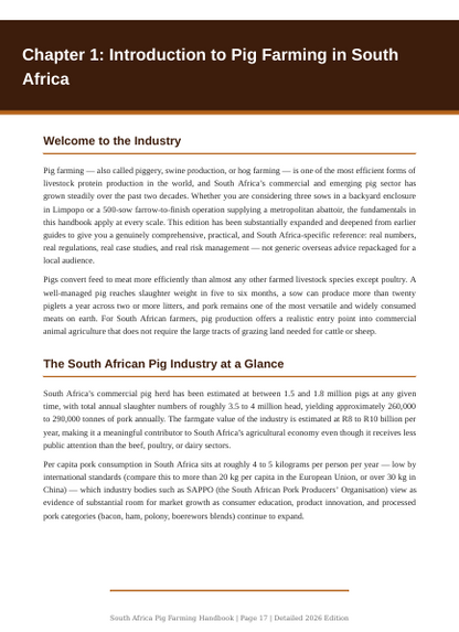 Detailed Pig Farming Handbook